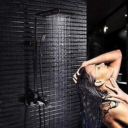 High-Quality Single-Hand Rainfall Bathroom Shower Set with ABS Nozzles
