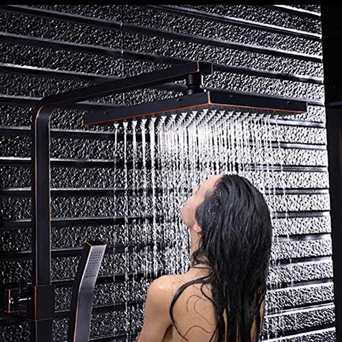 Rainfall Shower Set Wall-Mounted Brass
