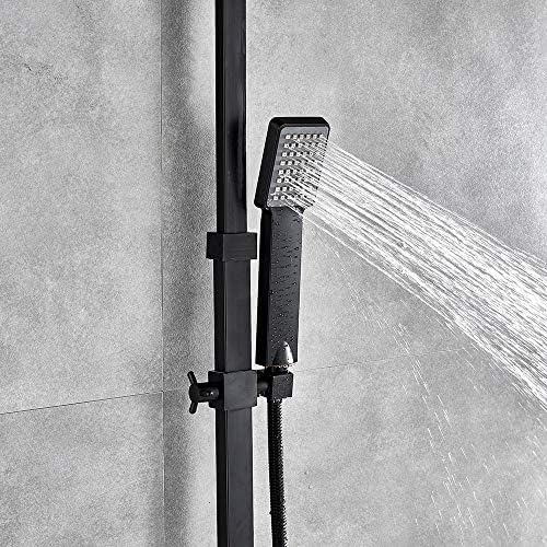Huin Black Bronze Bathtub Shower Set High-Quality Faucet System